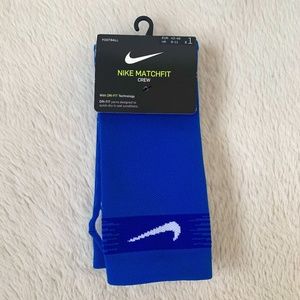 Nike Royal Blue Men's Football Crew Socks